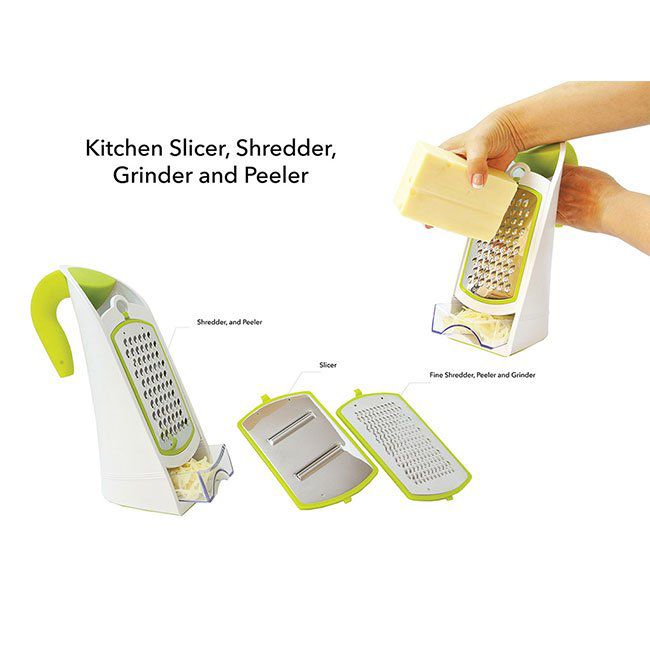 Grater-and-peeler-slicer