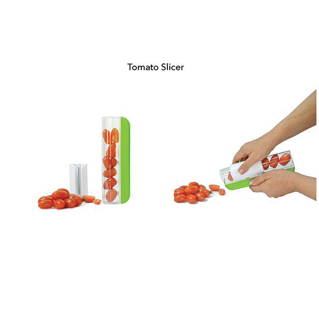  DOITOOL 2Pcs Tomato Zip Slicer Grape Cutter Salad