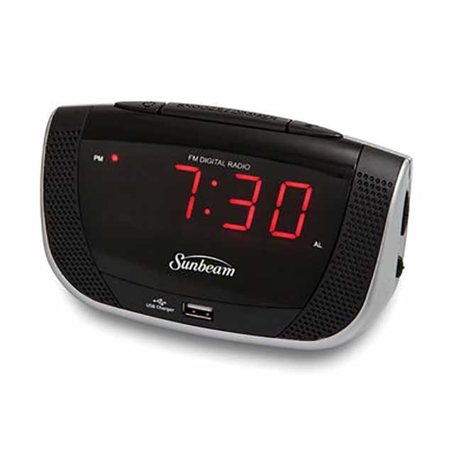 Alarm-clock-radio