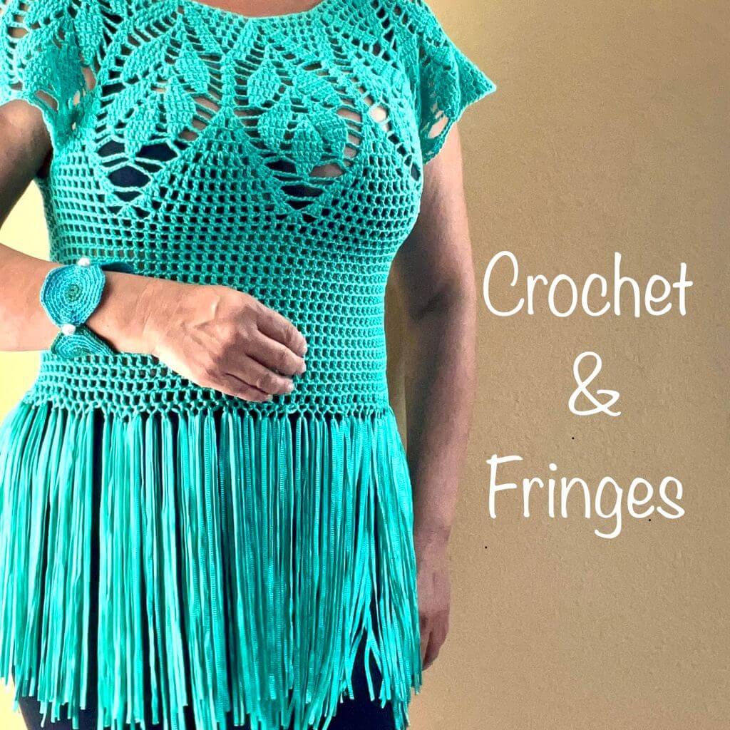 crochet-&-fringes-blouse-handmade