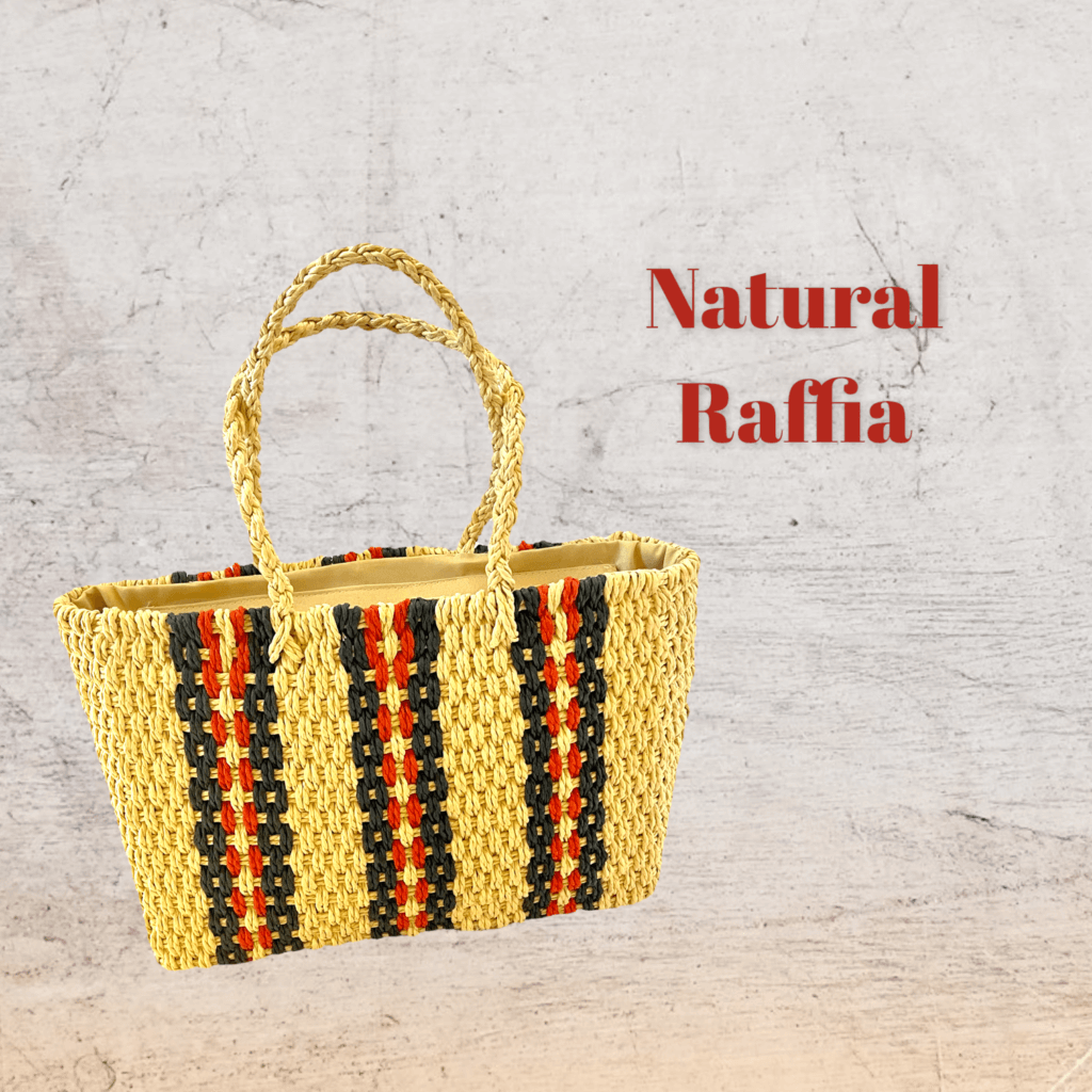 Natural Raffia Handbag soft woven