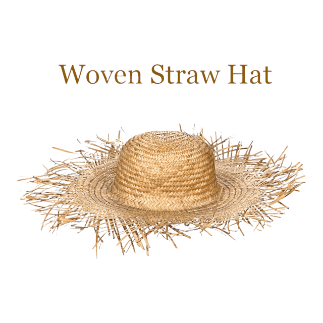 Woven Straw Hat Great Protection
