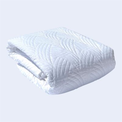 Arcadia Quilted Bedspread in neutral color, showing soft microfiber fabric with quilted pattern and clean edge finish. Available in Twin, Full, Queen, and King sizes